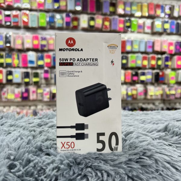 CARGADOR MOTOROLA 50W PD USB-C